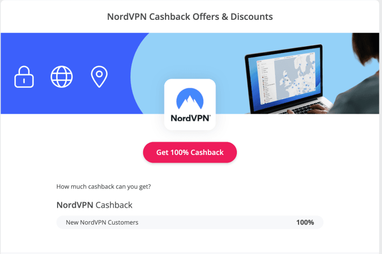 TopCashback: NordVPN 100% Cashback for New Customer
